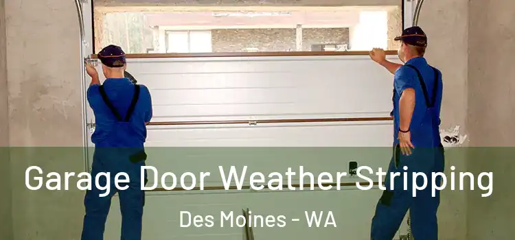 Garage Door Weather Stripping Des Moines - WA